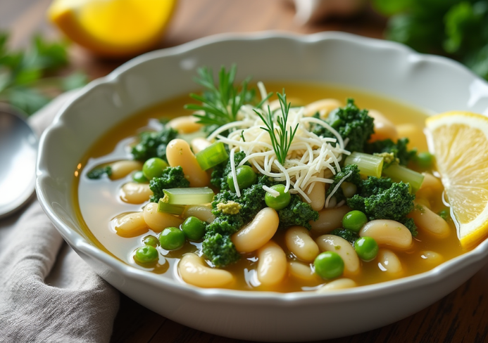 Spring Minestrone Verde