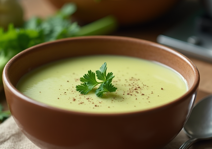 Cauliflower Leek Soup