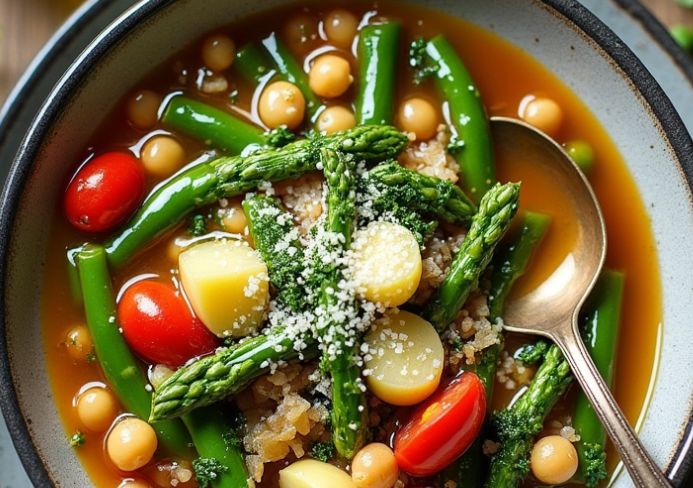 Spring Minestrone Soup