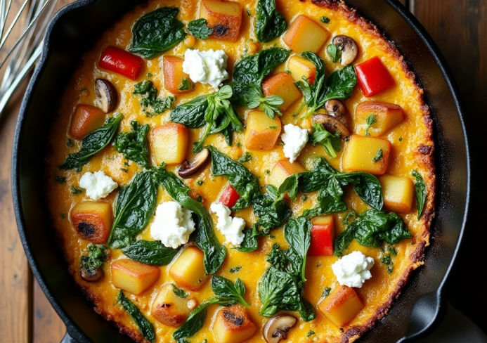 Frittata Cast Iron Skillet