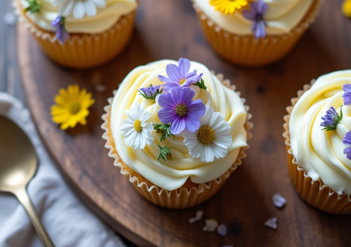 Wildflower Cupcakes