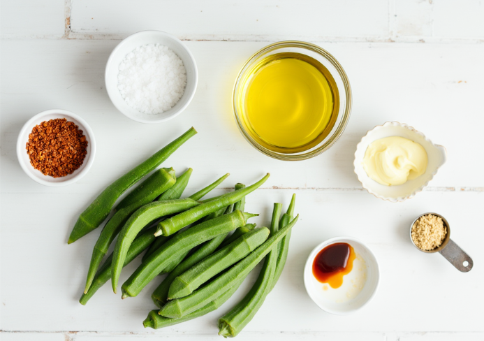 Crispy Roasted Okra