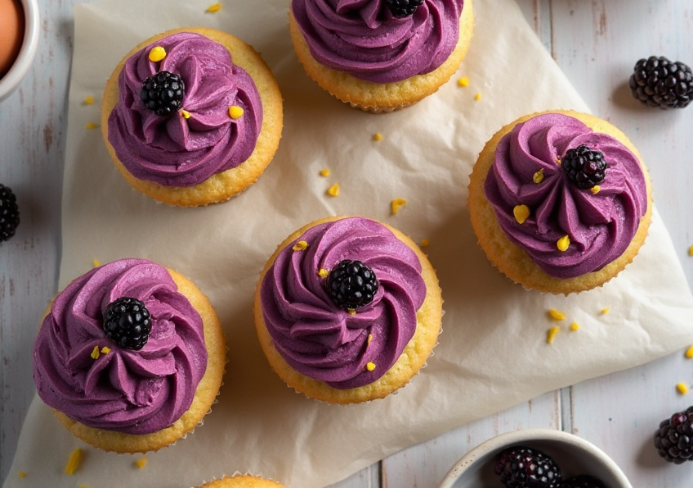 Lemon Poppy Seed Cupcakes