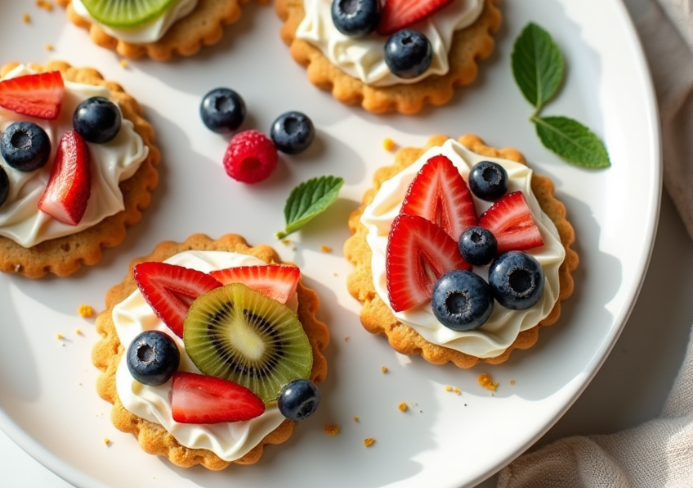 Mini Fruit Pizza