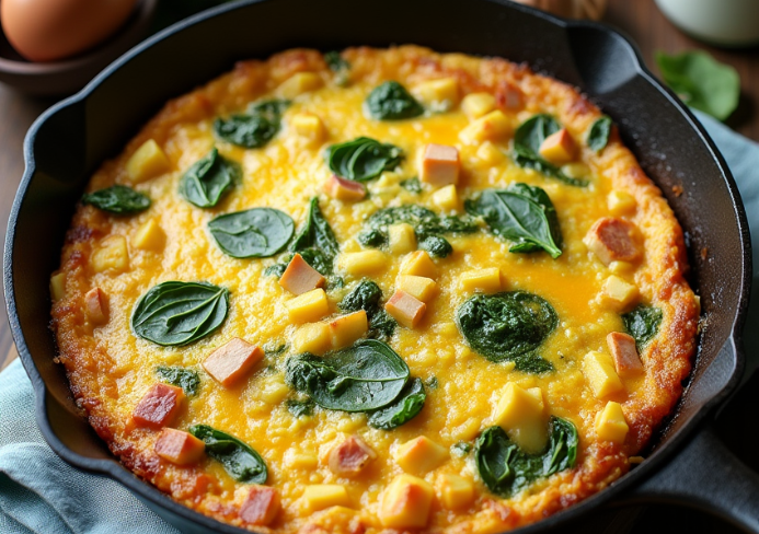 Potato & Spinach Frittata