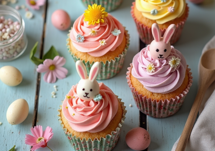 Spring Cupcake Decorating Ideas
