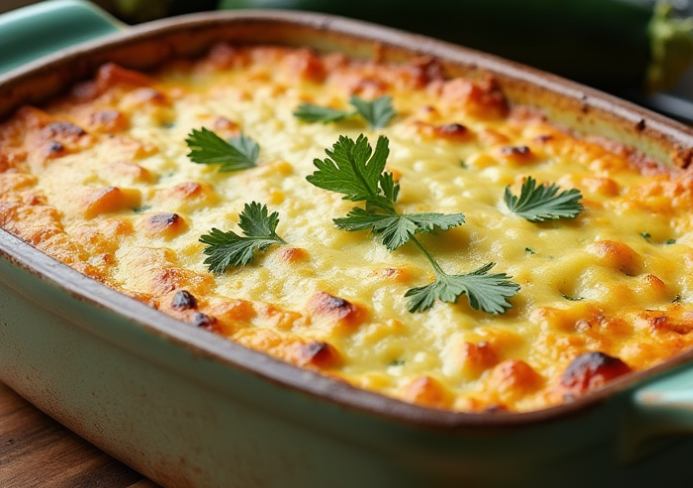Cheesy Zucchini Bake