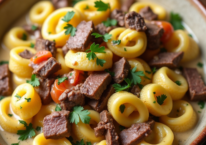 Cheesesteak Tortellini