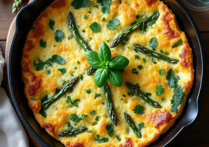 Asparagus and Cheese Frittata
