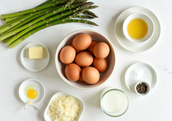 Asparagus and Cheese Frittata