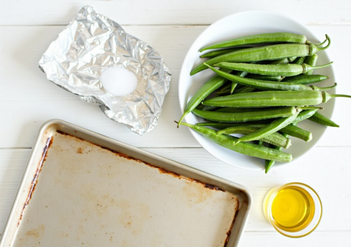 Oven Roasted Okra