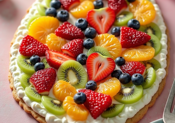 Easter Fruit Pizzas