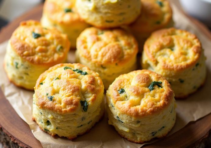 Zucchini Cheddar Biscuits
