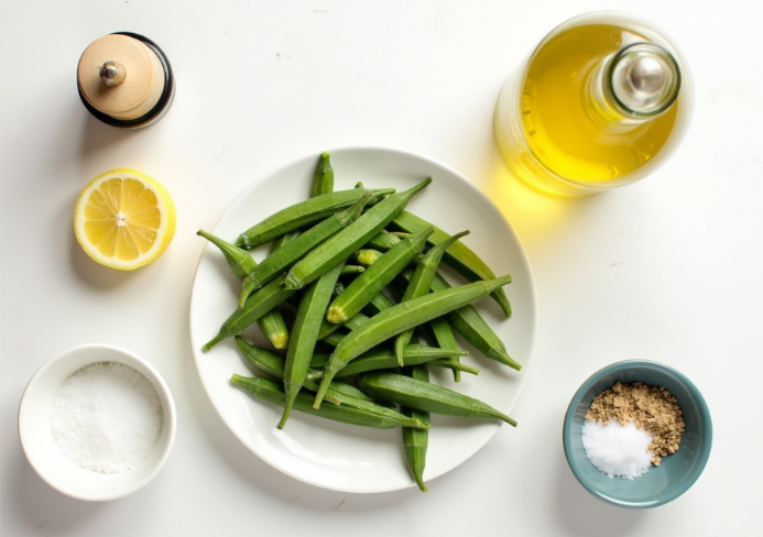 Simple Roasted Okra