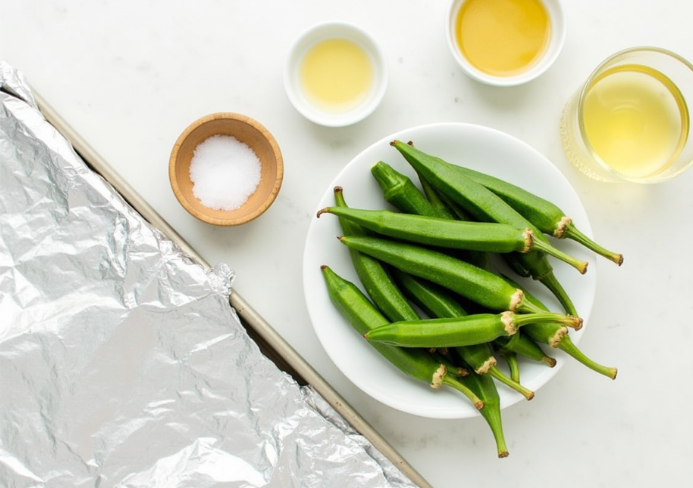Oven Roasted Okra