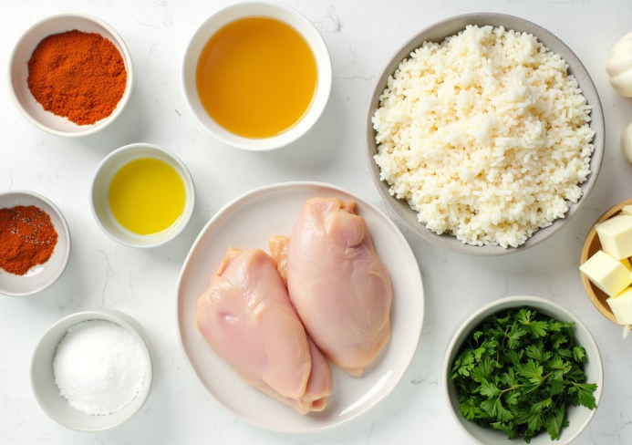 Smothered Chicken and Rice