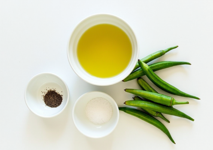 Oven Roasted Okra