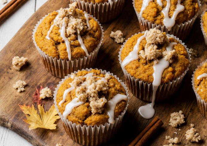 Pumpkin Streusel Muffins