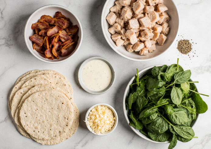 chicken bacon ranch wrap