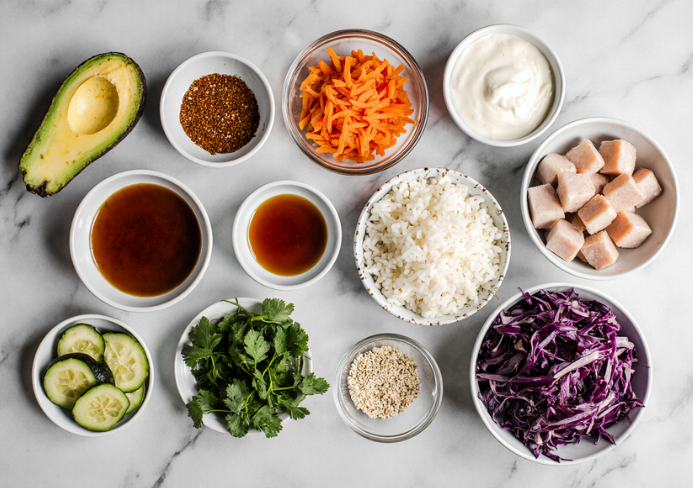 bang bang chicken bowl