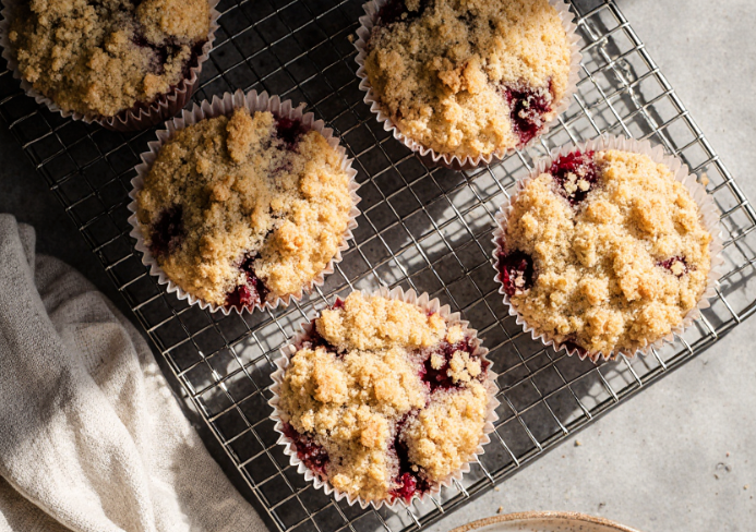 raspberry muffins