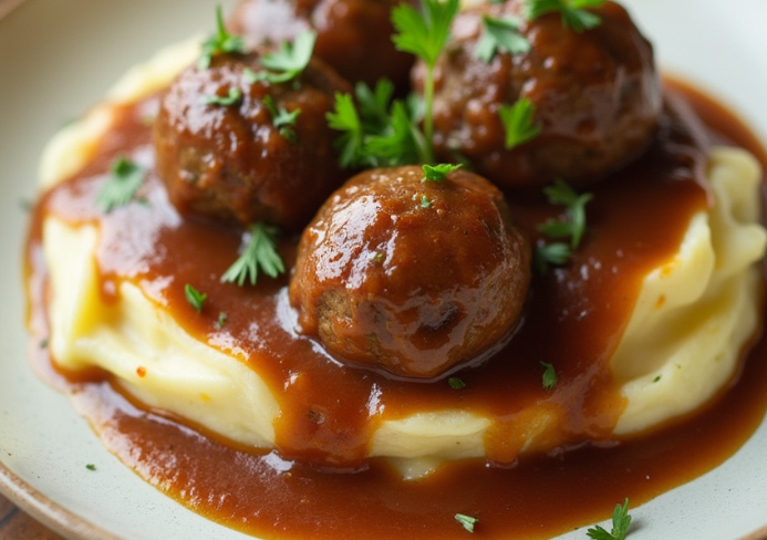 salisbury steak meatballs