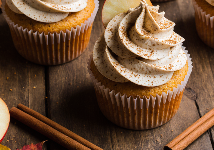 apple cider cupcakes