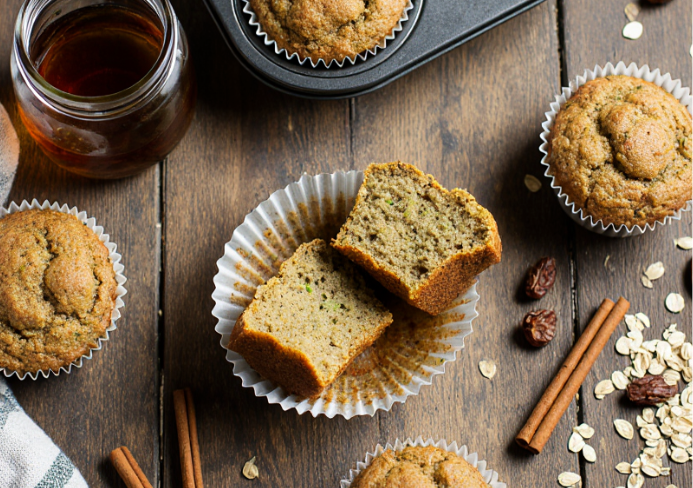 zucchini oatmeal muffins