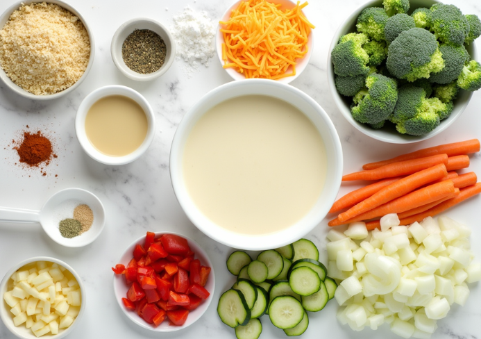 Hearty Broccoli and Vegetable Casserole