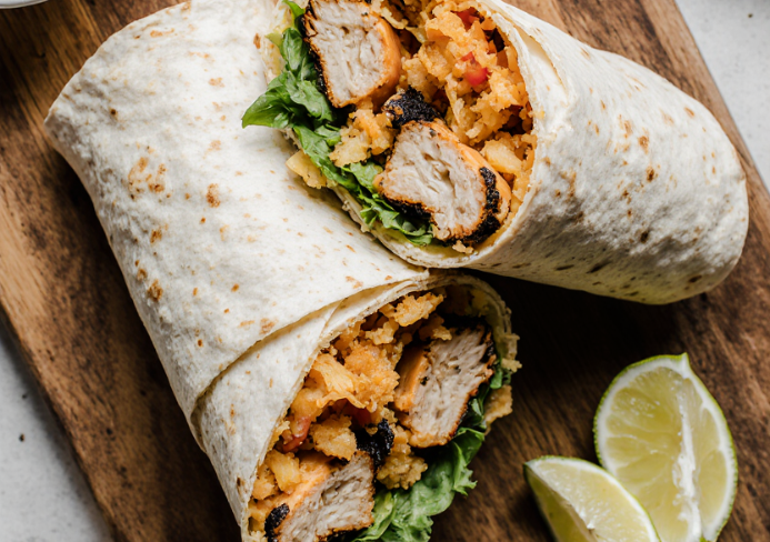 chipotle ranch grilled chicken burrito
