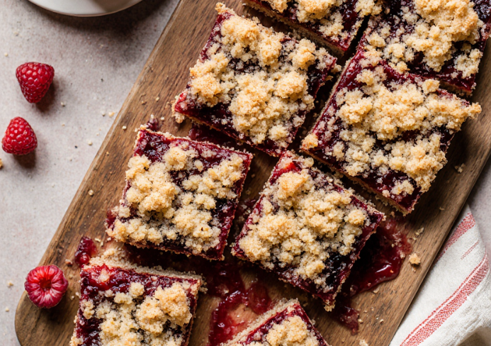 raspberry bars