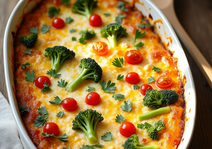 Easy Veggie Omelet Casserole: The Ultimate Breakfast Bake