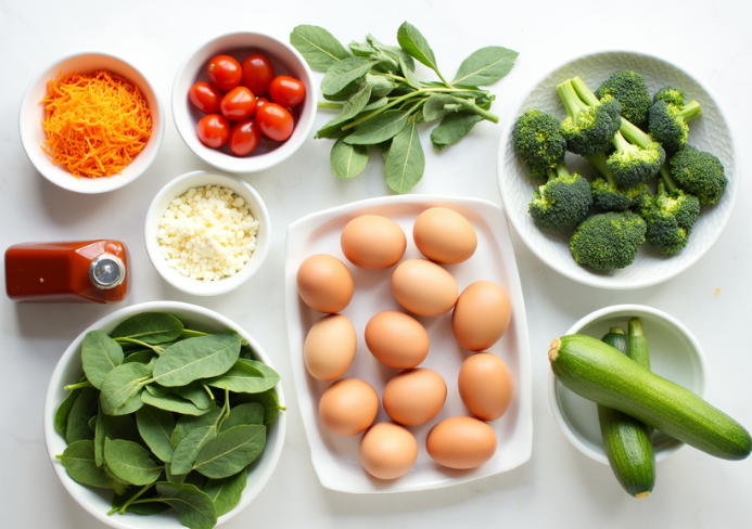vegetable and egg casserole