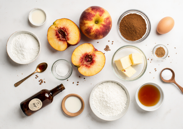 Peach Upside-Down Mini Cakes