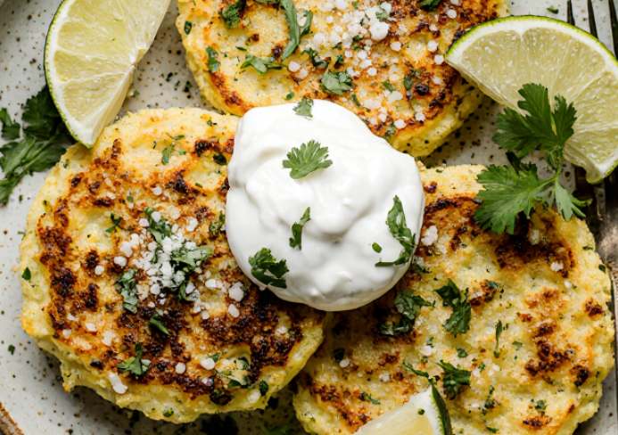 Zucchini and Cheese Pancakes