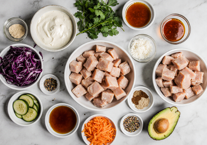 bang bang chicken bowl