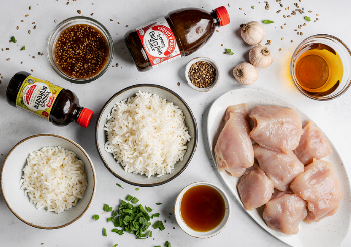 honey bbq chicken rice