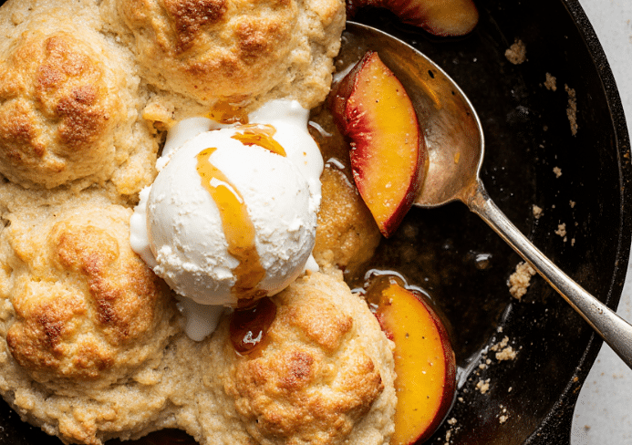 peach cobbler