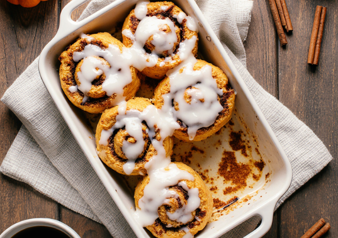 pumpkin cinnamon rolls