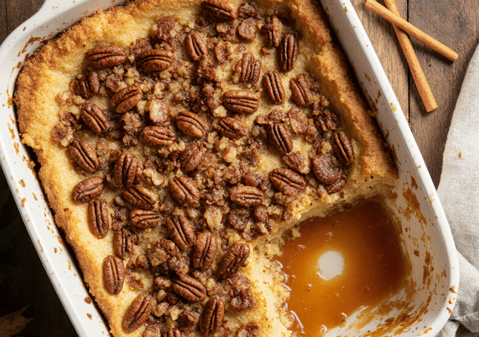 Pecan Pie Dump Cake