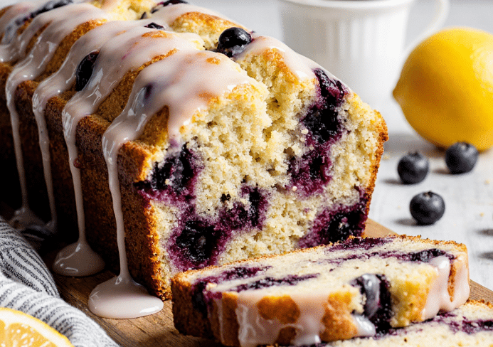 lemon-blueberry bread