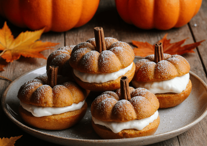 Vegan Pumpkin Spice Doughnuts