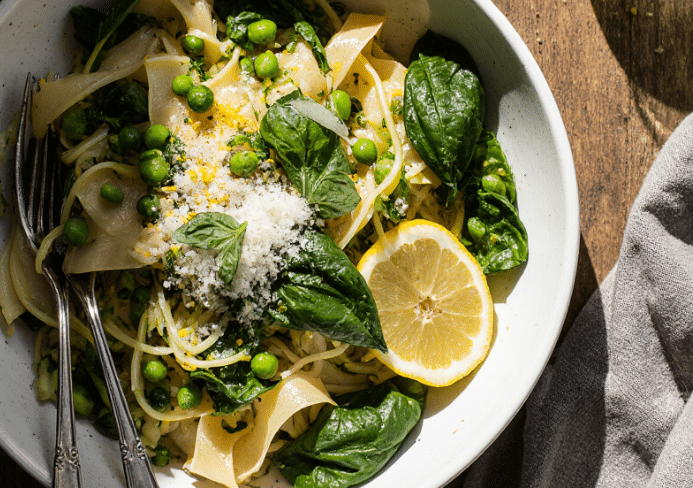 spring vegetable pasta