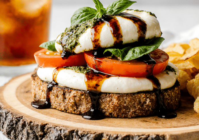 Chicken Pesto Caprese Sandwich