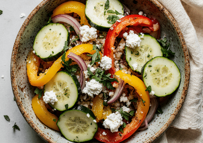 Cucumber Sweet Pepper Salad
