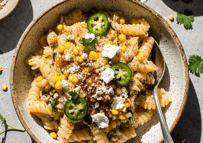 street corn pasta salad