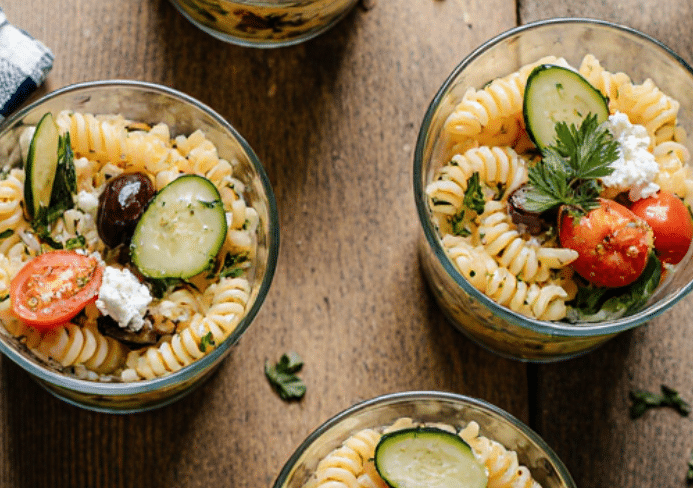 pasta salad cups