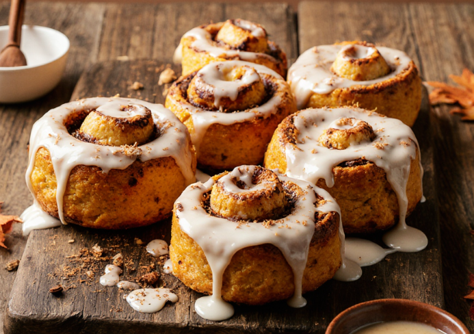 pumpkin cinnamon rolls