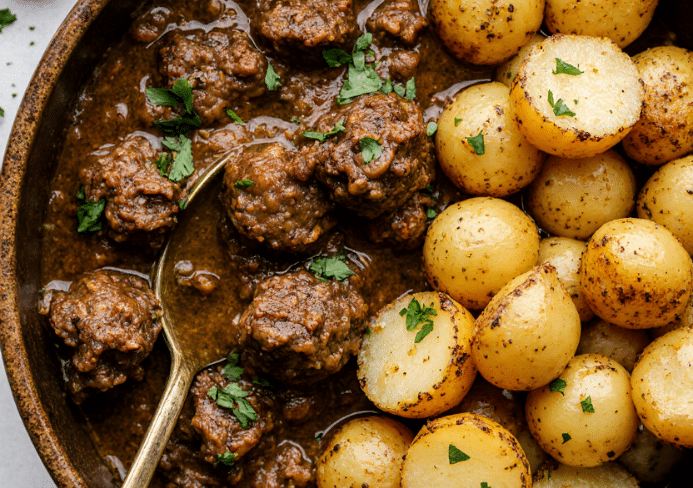 garlic butter beef bites