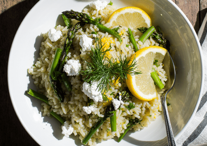 lemon orzo salad